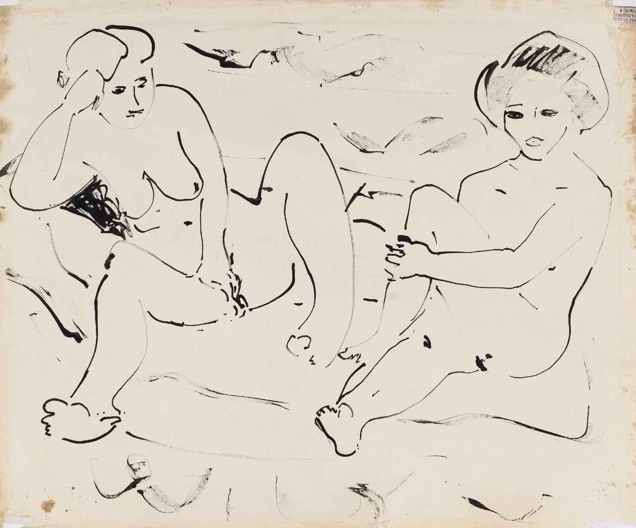 Nu (verso) - Ernst Ludwig Kirchner