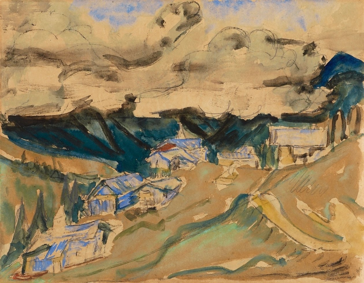 Paysage alpin - Ernst Ludwig Kirchner