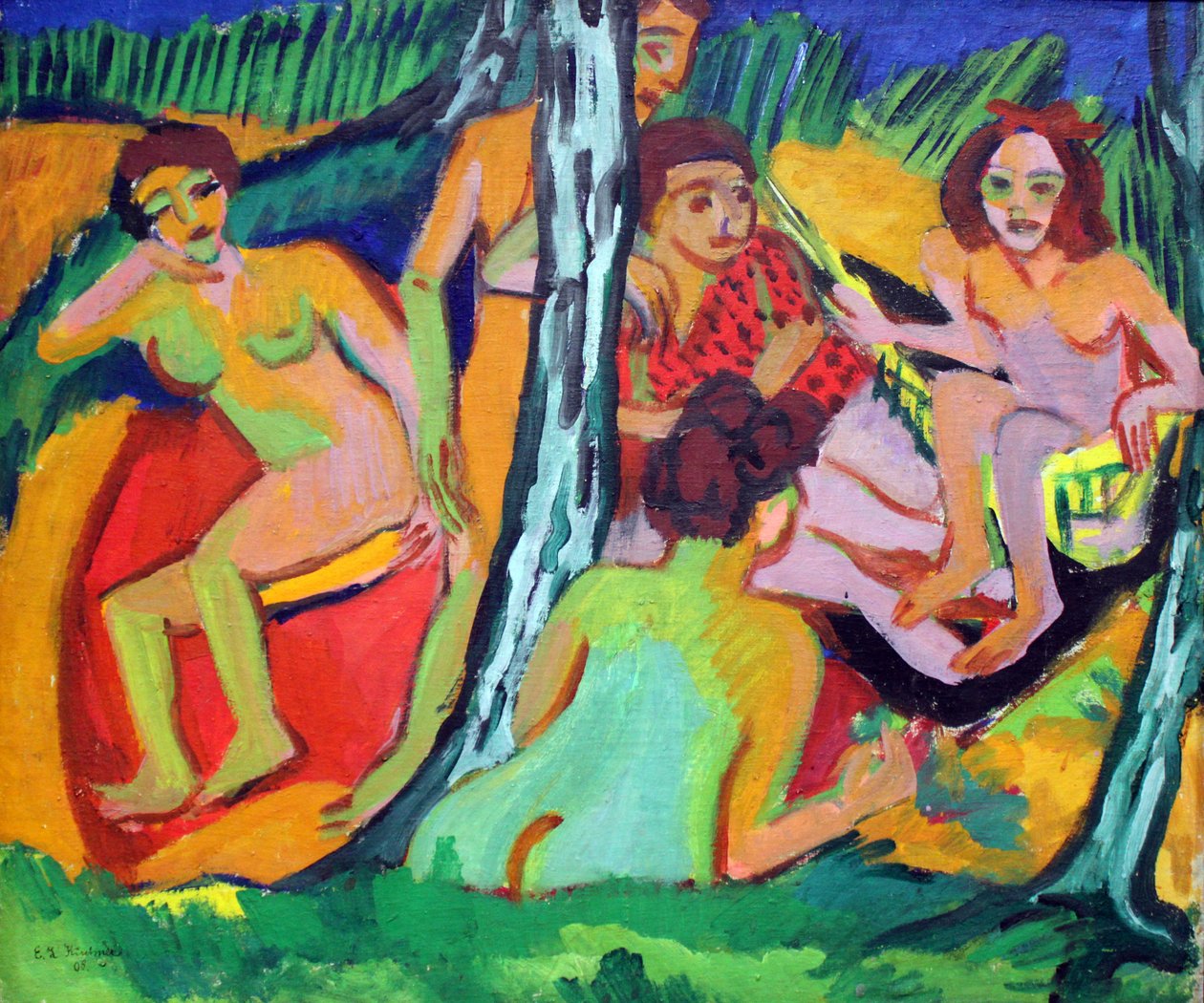Baigneurs - Ernst Ludwig Kirchner