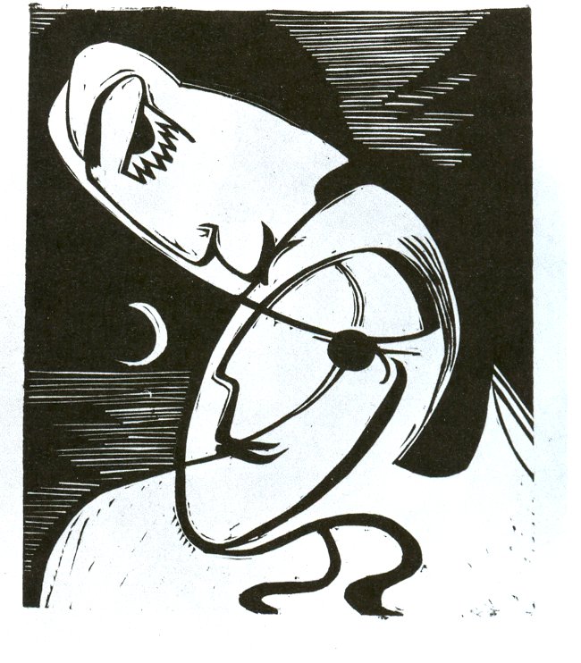 Le baiser - Ernst Ludwig Kirchner