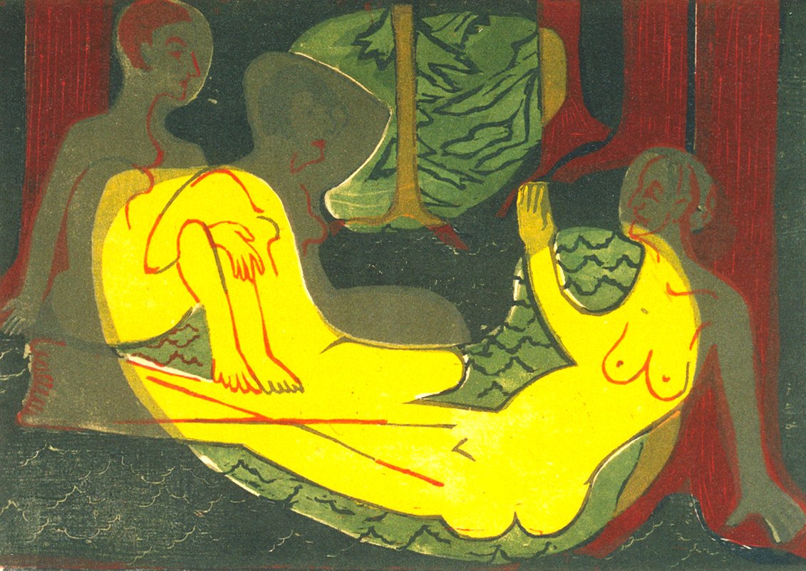 Trois nus dans la forêt - Ernst Ludwig Kirchner