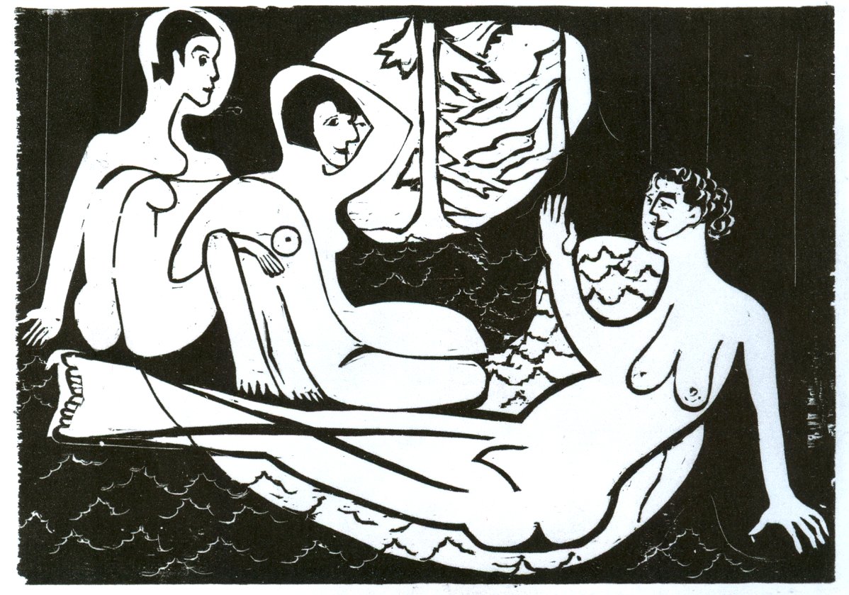Trois nus dans la forêt - Ernst Ludwig Kirchner