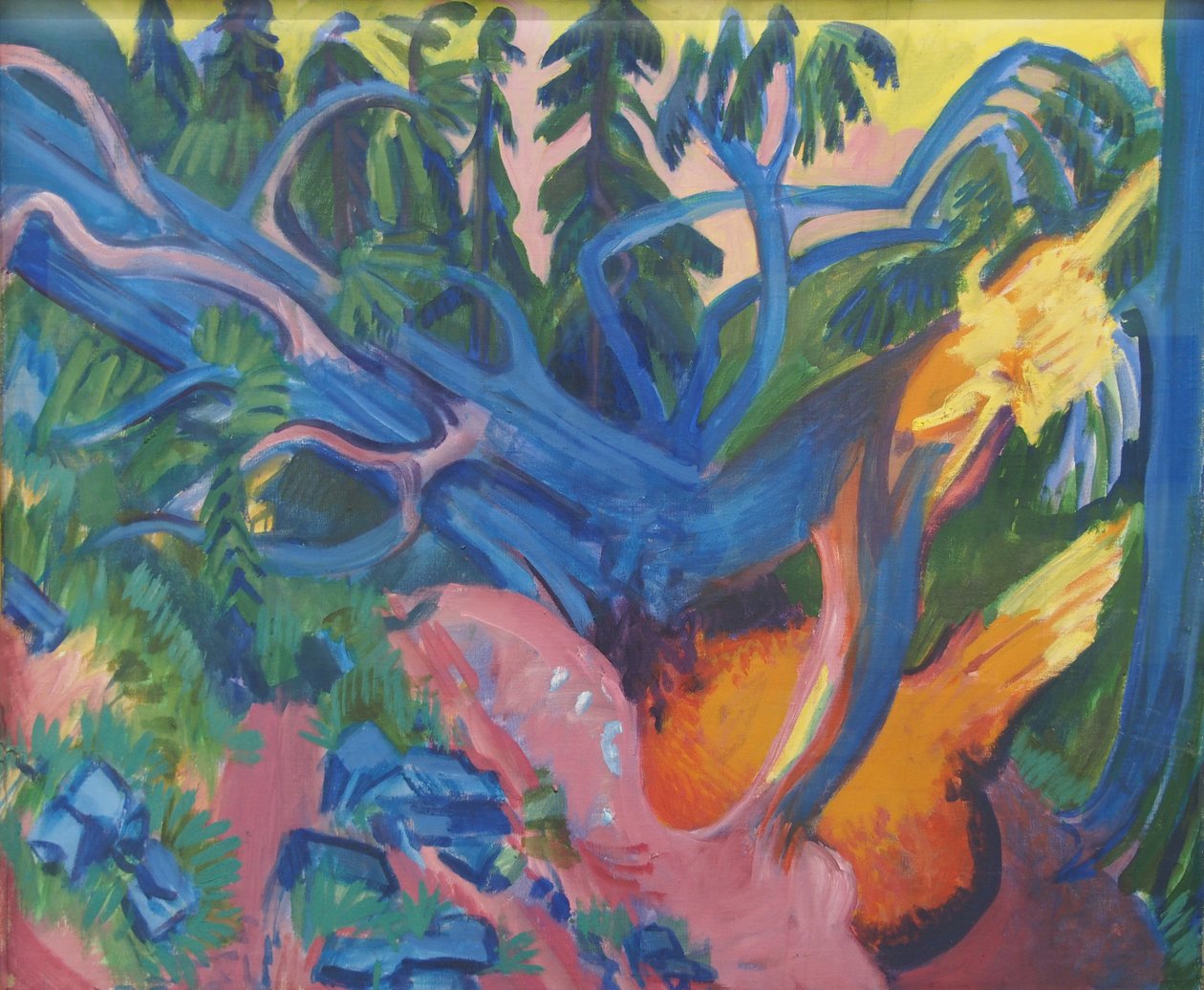 Arbre déraciné - Ernst Ludwig Kirchner