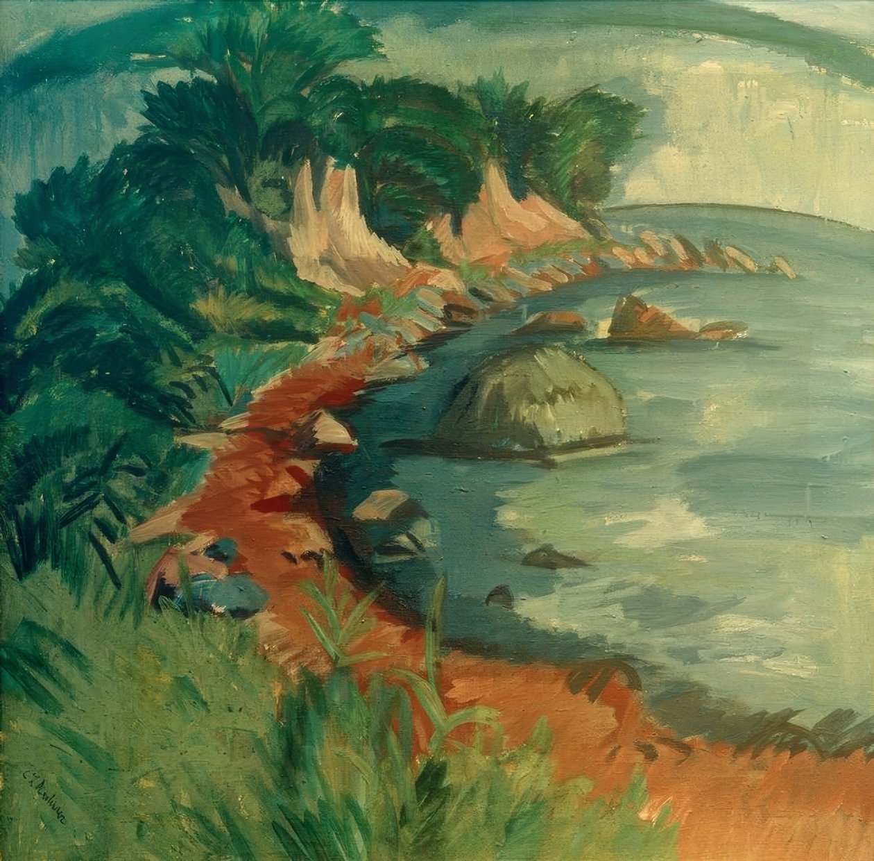 Côte à Fehmarn - Ernst Ludwig Kirchner