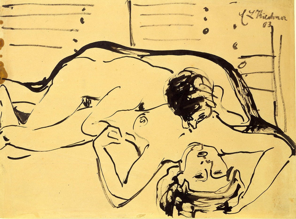 Couple amoureux - Ernst Ludwig Kirchner