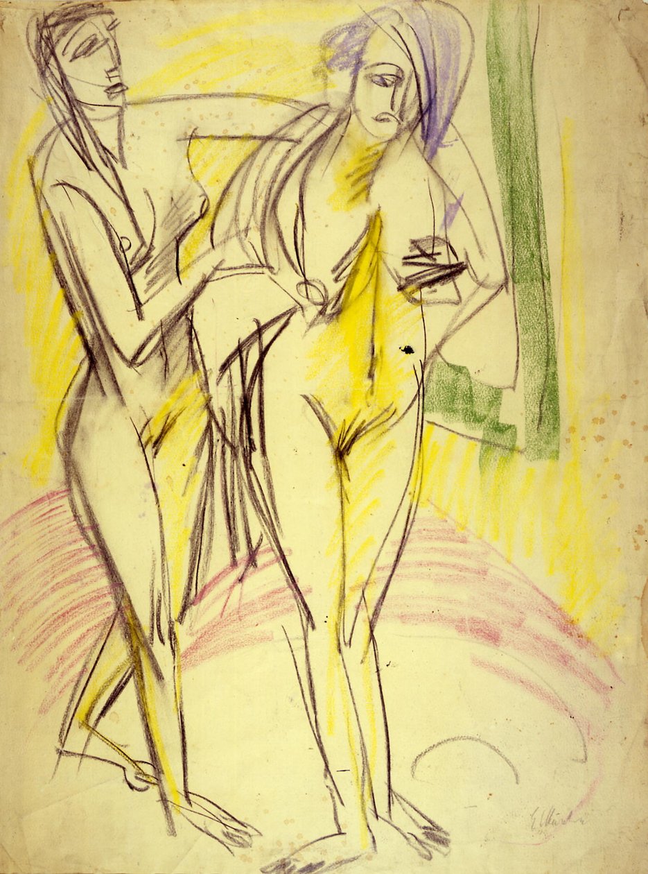 Après le bain - Ernst Ludwig Kirchner