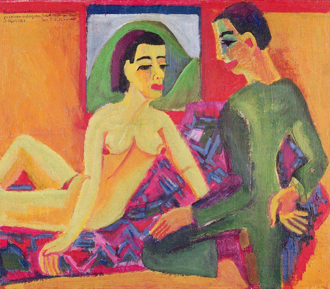 Le Couple, 1923 - Ernst Ludwig Kirchner