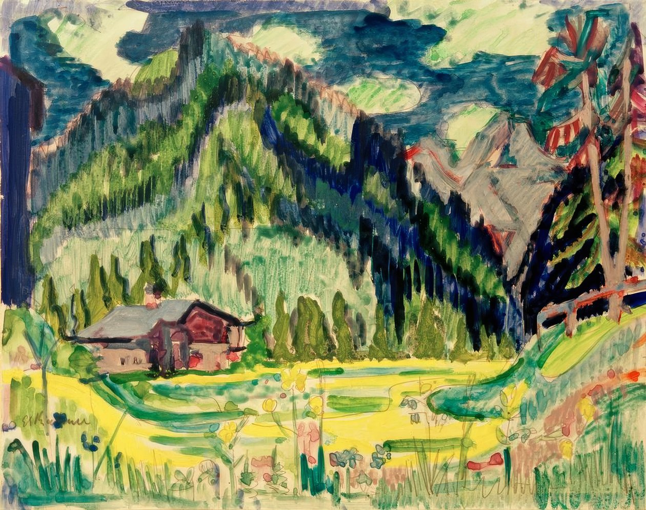 Wildboden - Ernst Ludwig Kirchner
