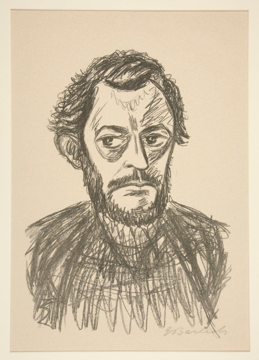 Autoportrait III - Ernst Barlach