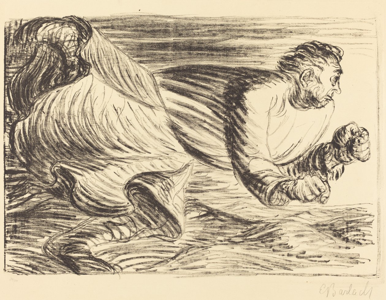 Le barbare enragé - Ernst Barlach