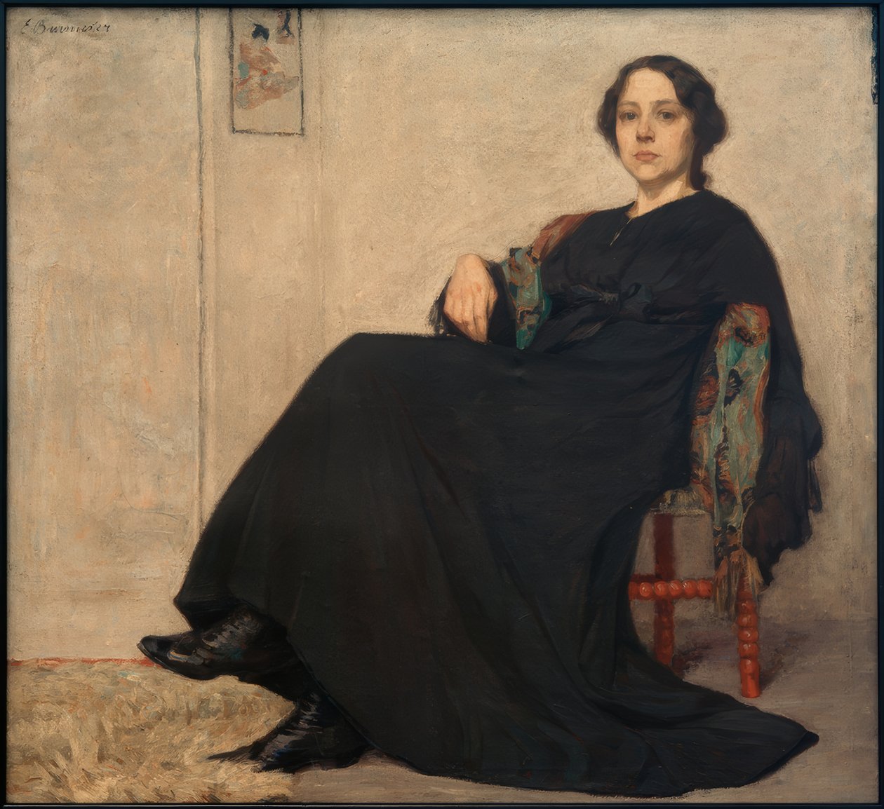 Femme assise - Ernst Burmester