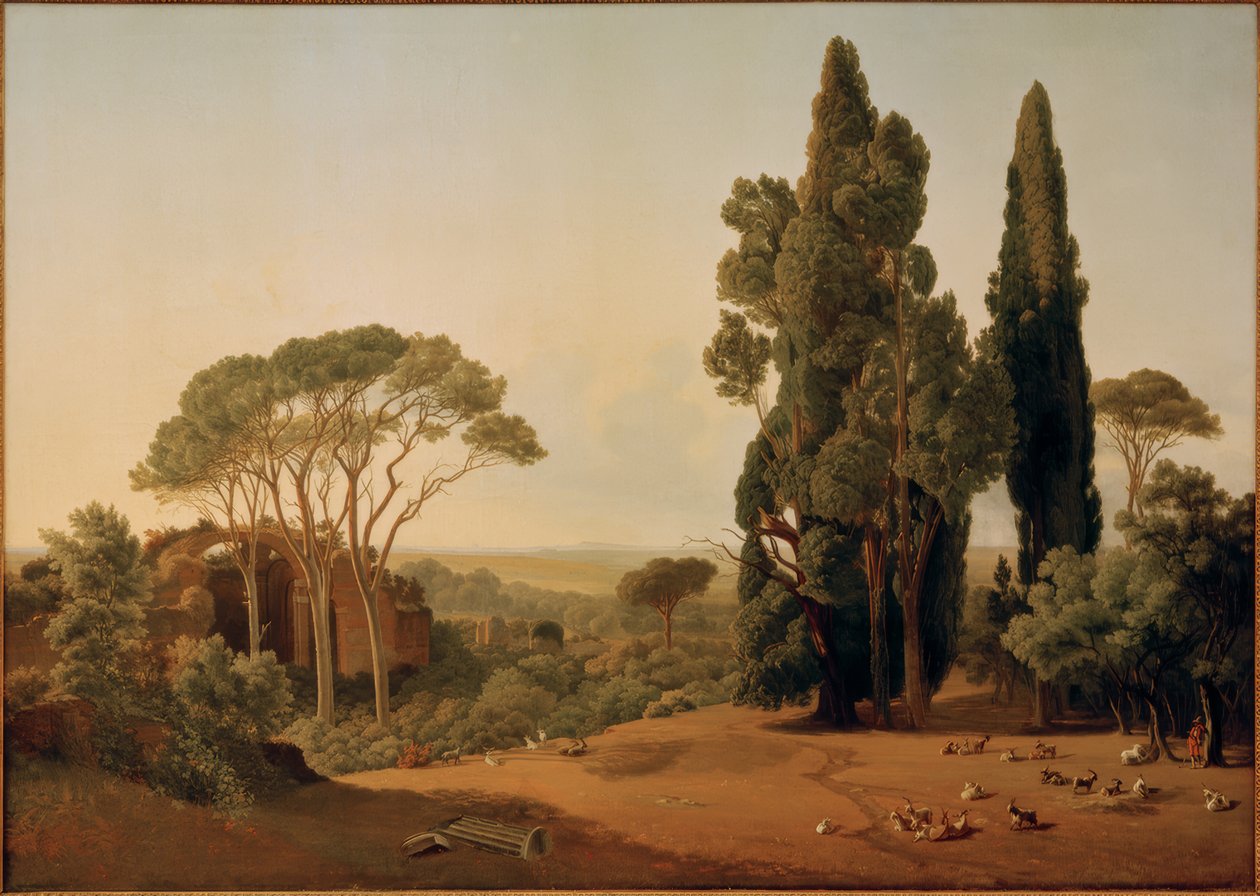 La Villa Hadriana près de Tivoli - Ernst Christian Frederik Petzholdt