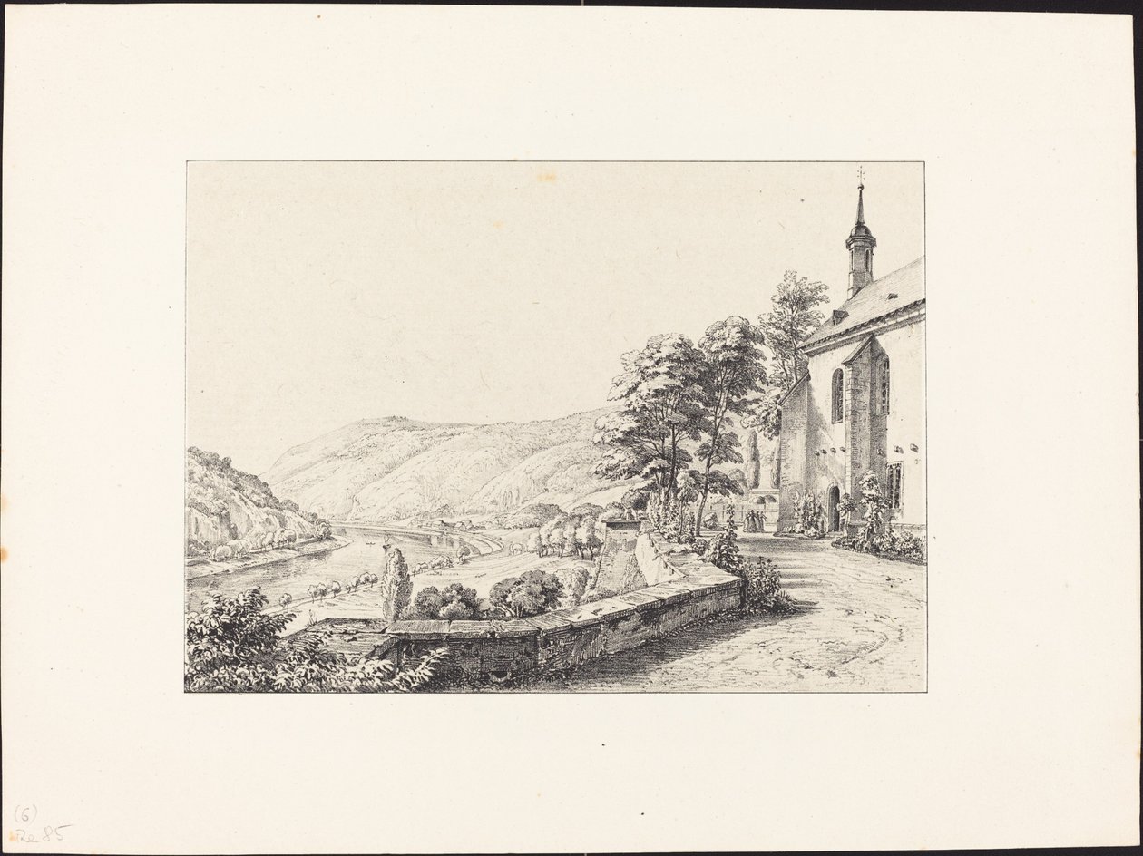 La terrasse du couvent - Ernst Fries
