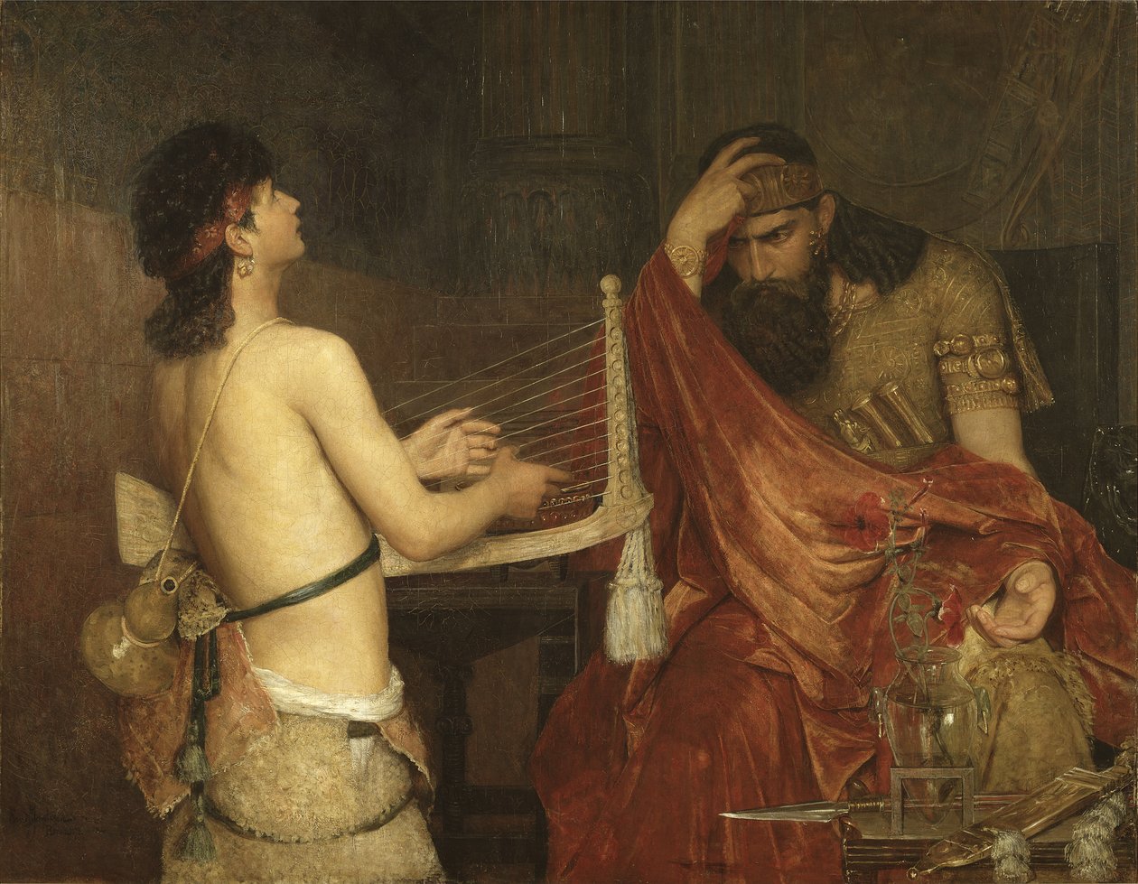 David et Saül, 1878 - Ernst Josephson