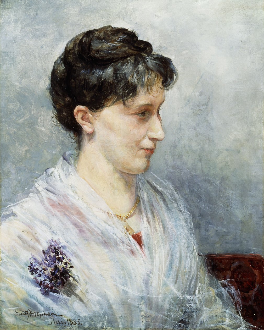 Portrait de Maria - Ernst Josephson