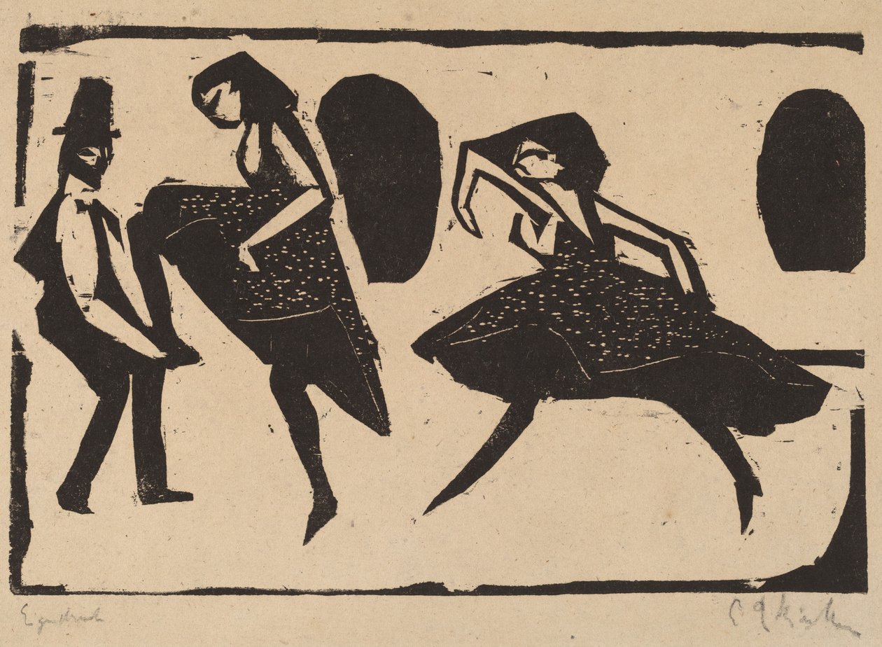 Danse acrobatique - Ernst Ludwig Kirchner