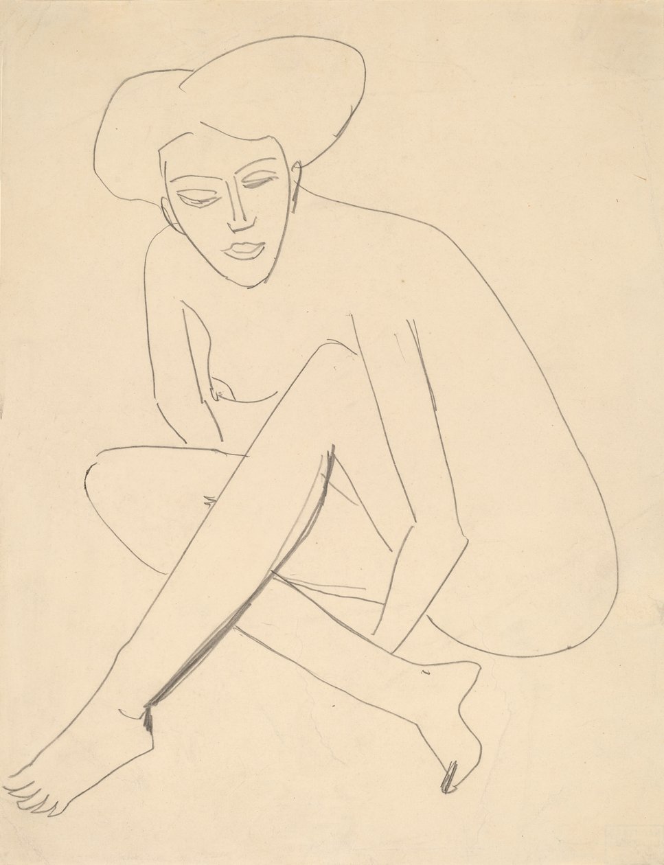 Dodo assis, 1910 - Ernst Ludwig Kirchner