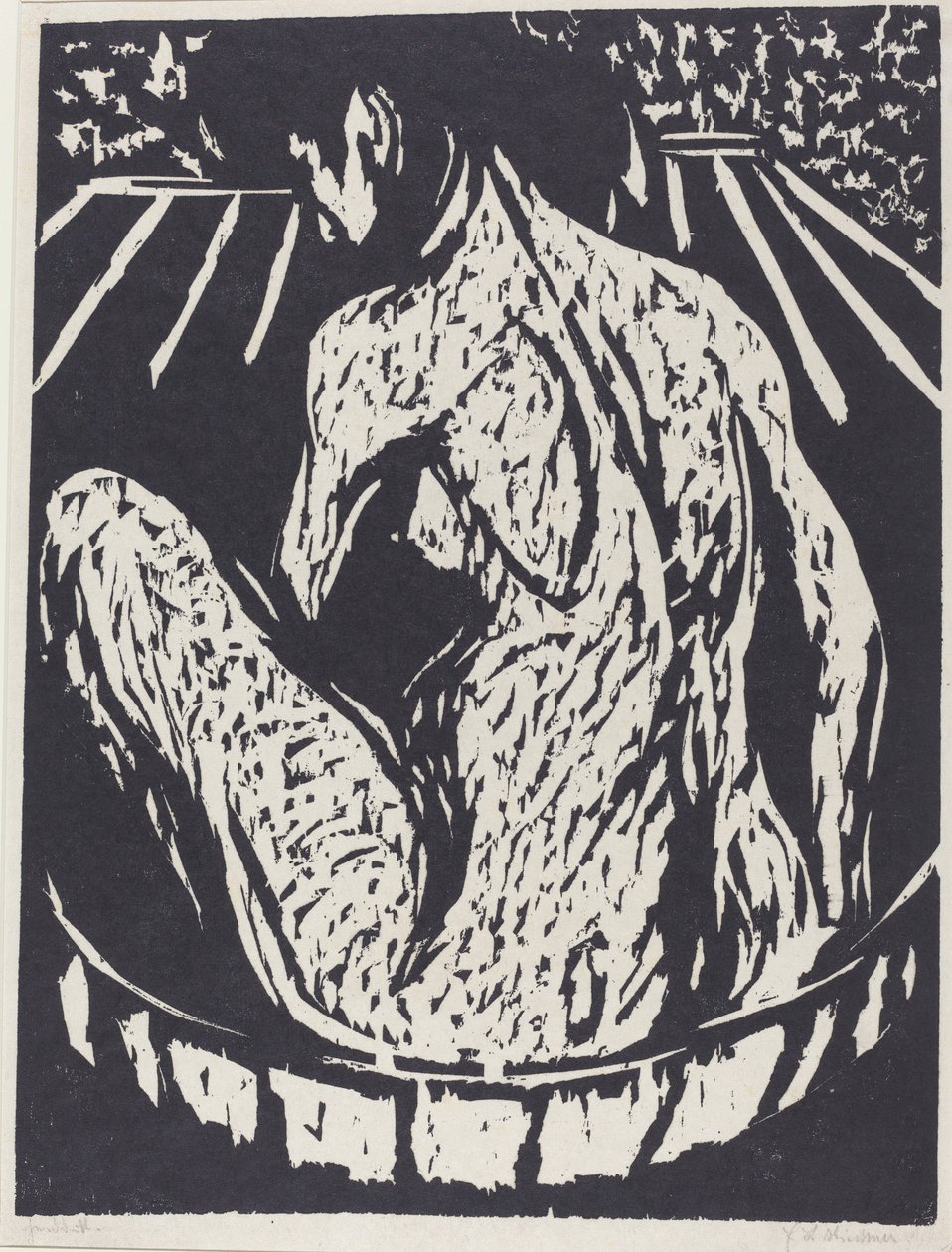 Nu féminin, 1908 - Ernst Ludwig Kirchner