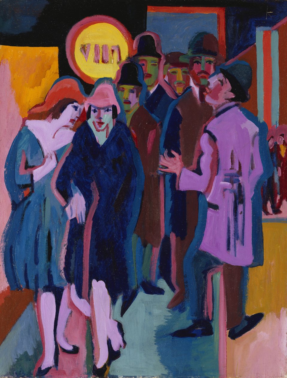 Scène de rue nocturne, 1925 - Ernst Ludwig Kirchner