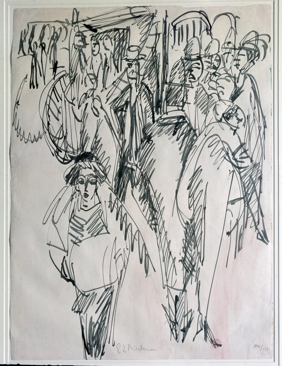 Une rue à Berlin, Allemagne - Ernst Ludwig Kirchner