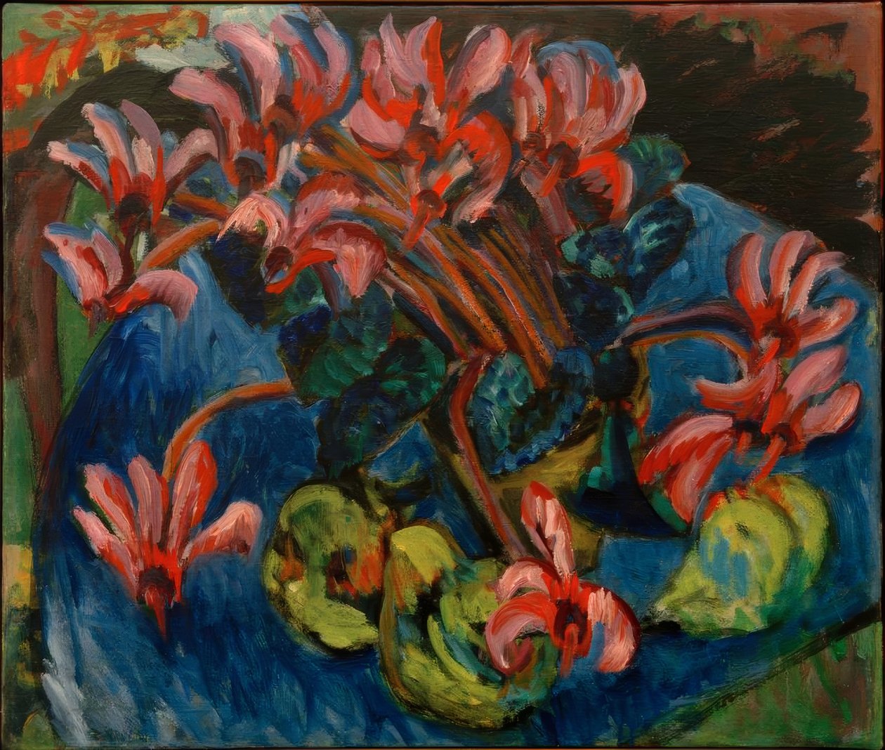 Cyclamen à Noël - Ernst Ludwig Kirchner