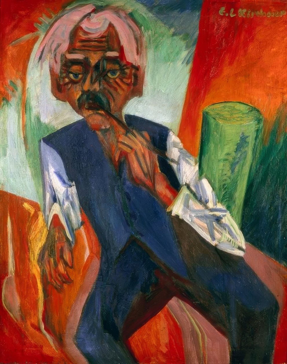 Vieux paysan - Ernst Ludwig Kirchner