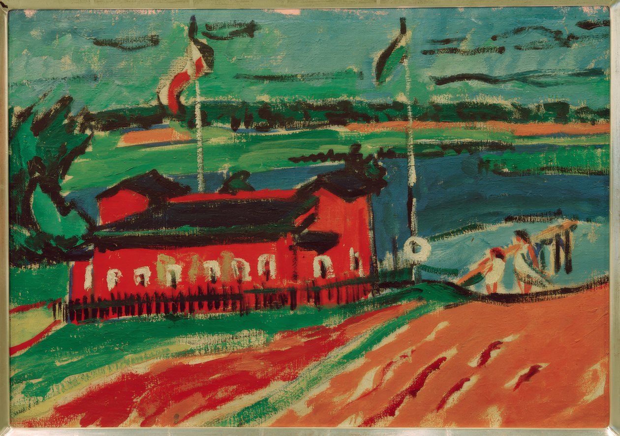 Bains publics près de Dresde - Ernst Ludwig Kirchner