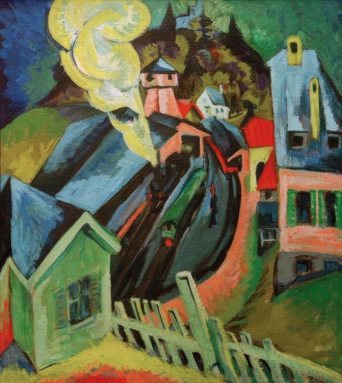 Gare de Königstein - Ernst Ludwig Kirchner
