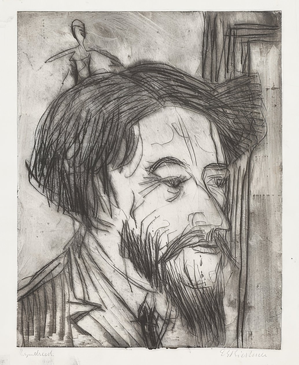 Portrait du professeur Enrico Padua. 1923 - Ernst Ludwig Kirchner