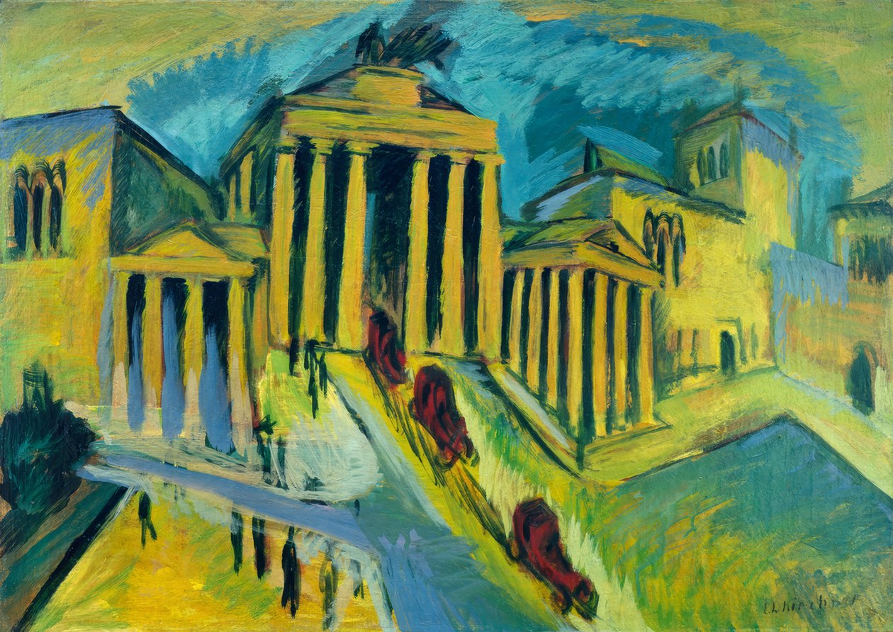 Porte de Brandebourg, Berlin - Ernst Ludwig Kirchner