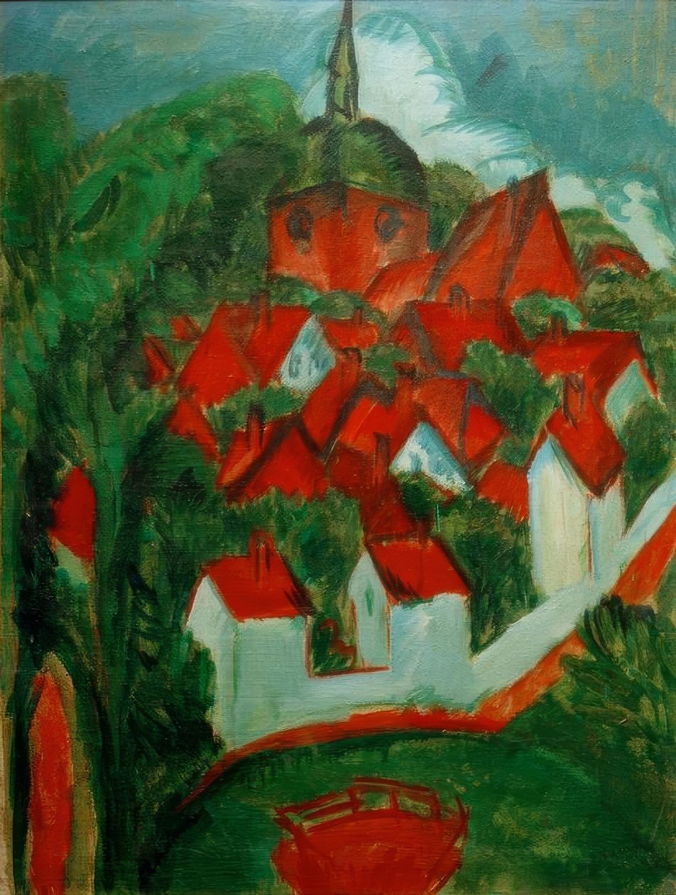 Château sur Fehmarn - Ernst Ludwig Kirchner
