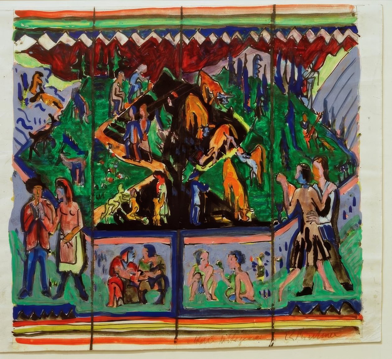 La vie - Ernst Ludwig Kirchner