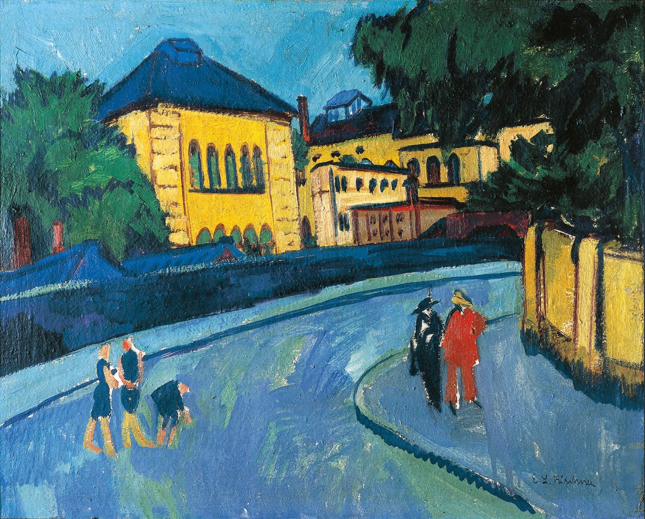 Dresde, Friedrichstadt - Ernst Ludwig Kirchner