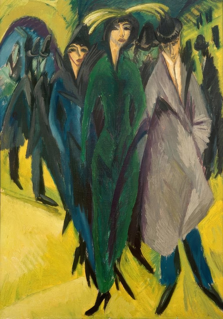 Femmes dans la rue - Ernst Ludwig Kirchner