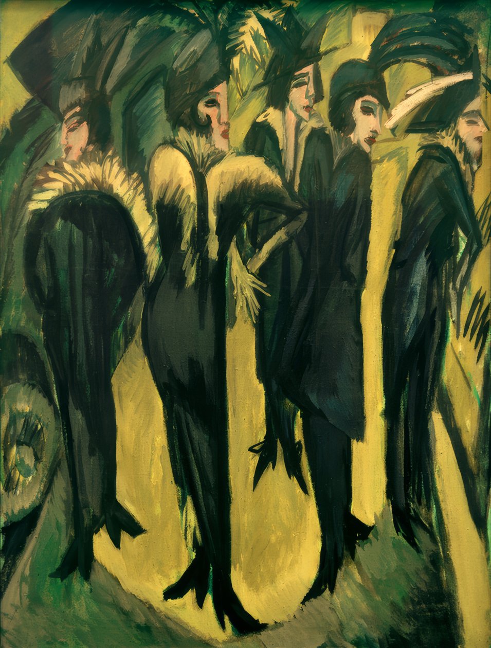 Cinq femmes dans la rue - Ernst Ludwig Kirchner