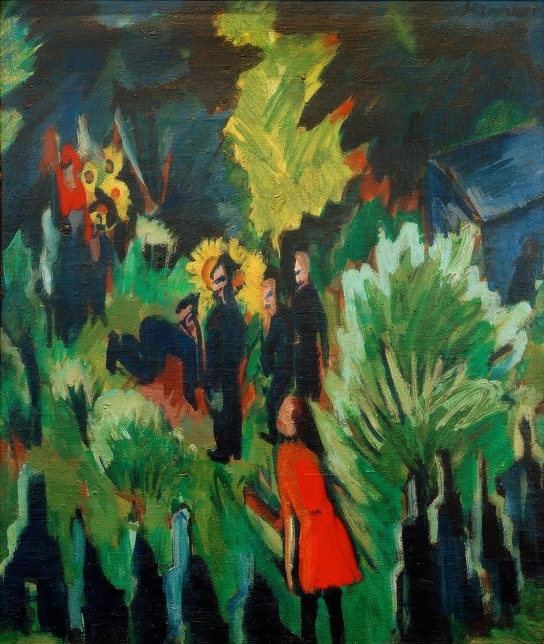 Jardin Graef à Iéna - Ernst Ludwig Kirchner