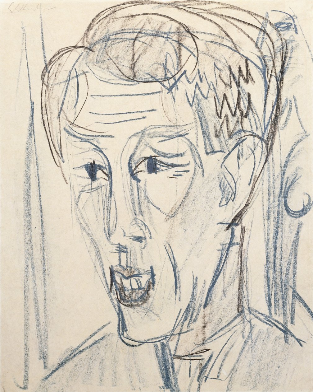 Tête de Bauknecht - Ernst Ludwig Kirchner