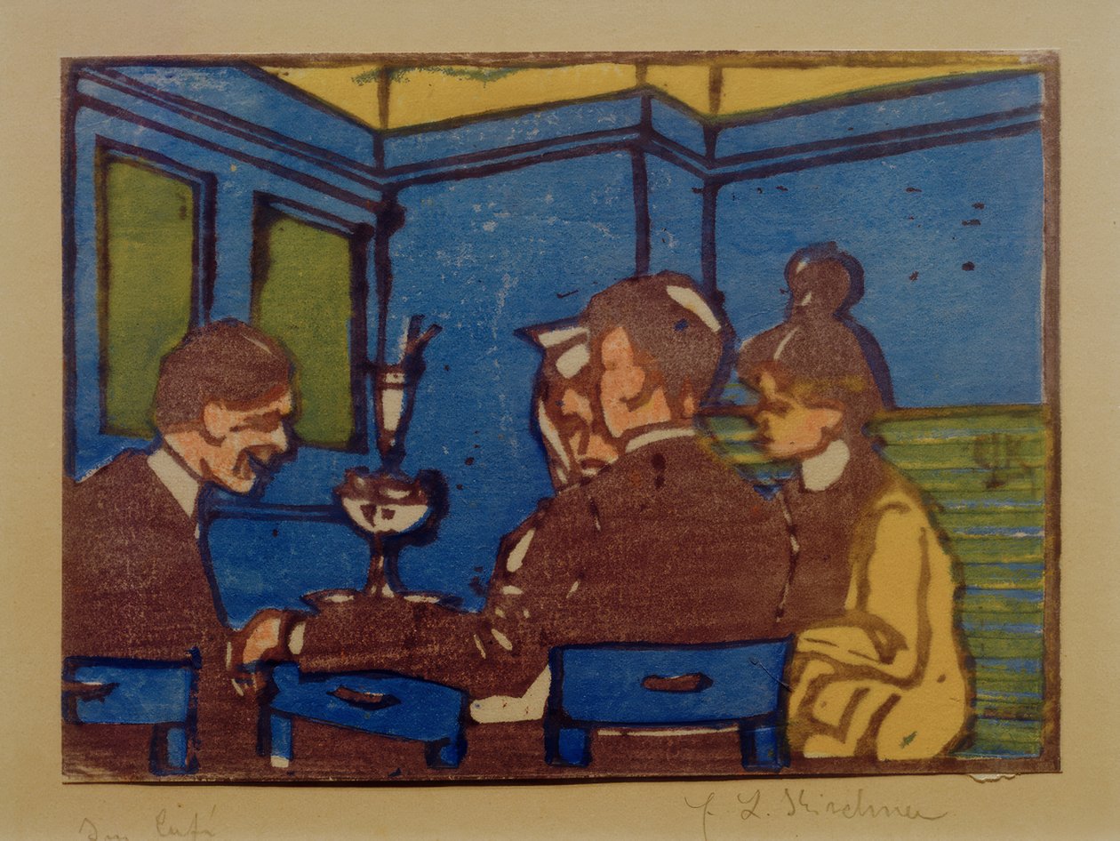 Au café II - Ernst Ludwig Kirchner