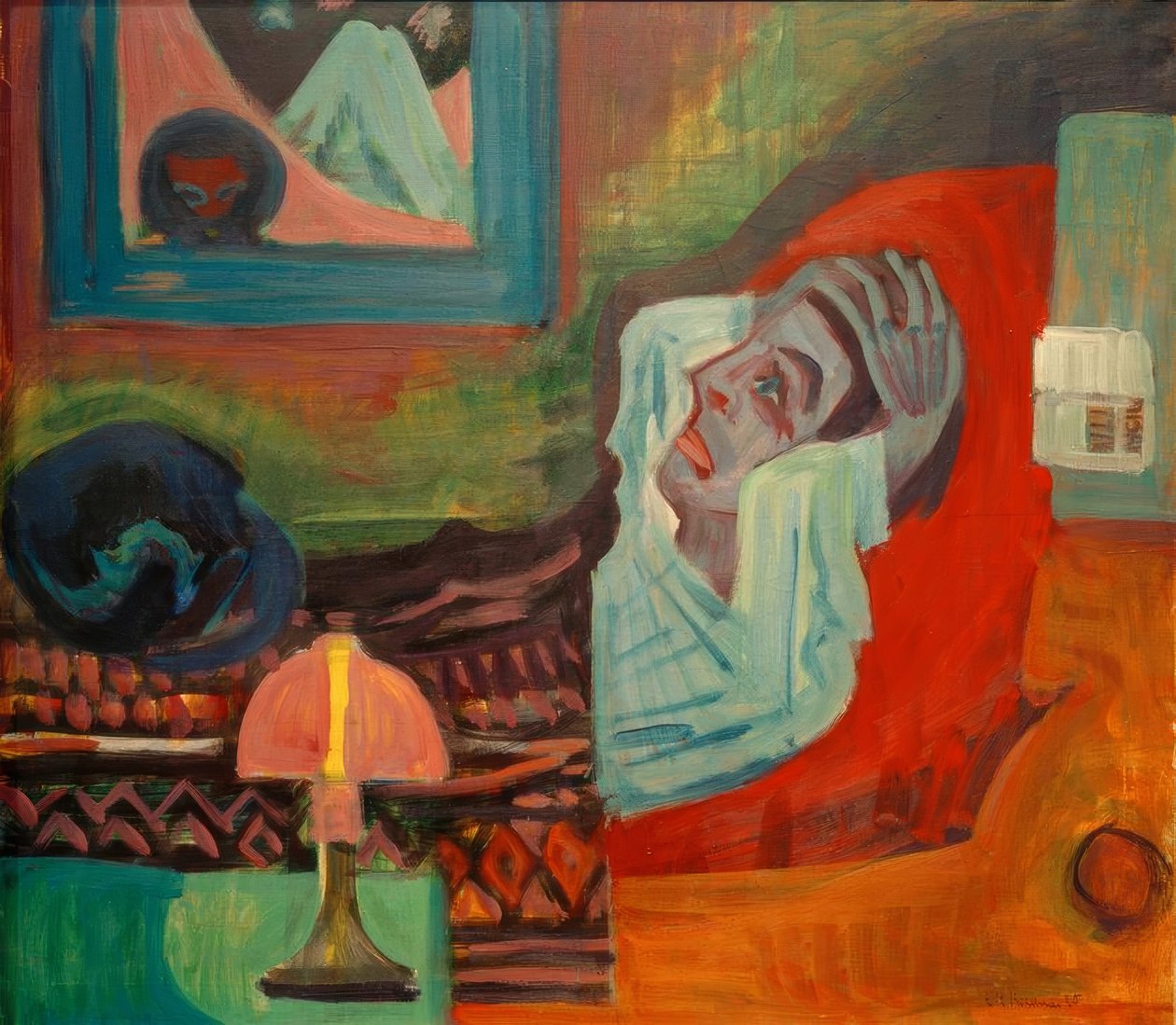 Malade dans la nuit (Le Malade) - Ernst Ludwig Kirchner