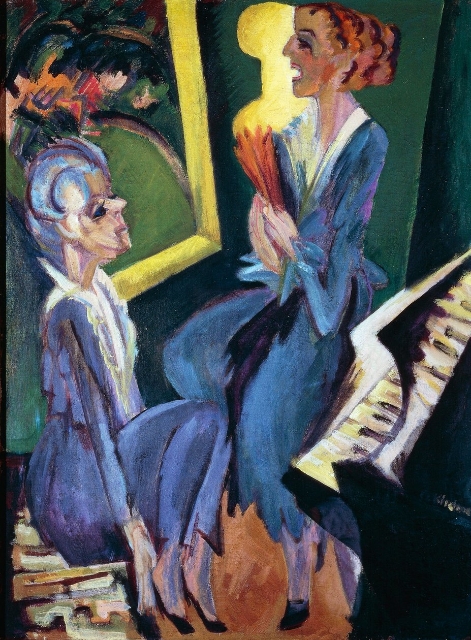 Salle de musique - Ernst Ludwig Kirchner