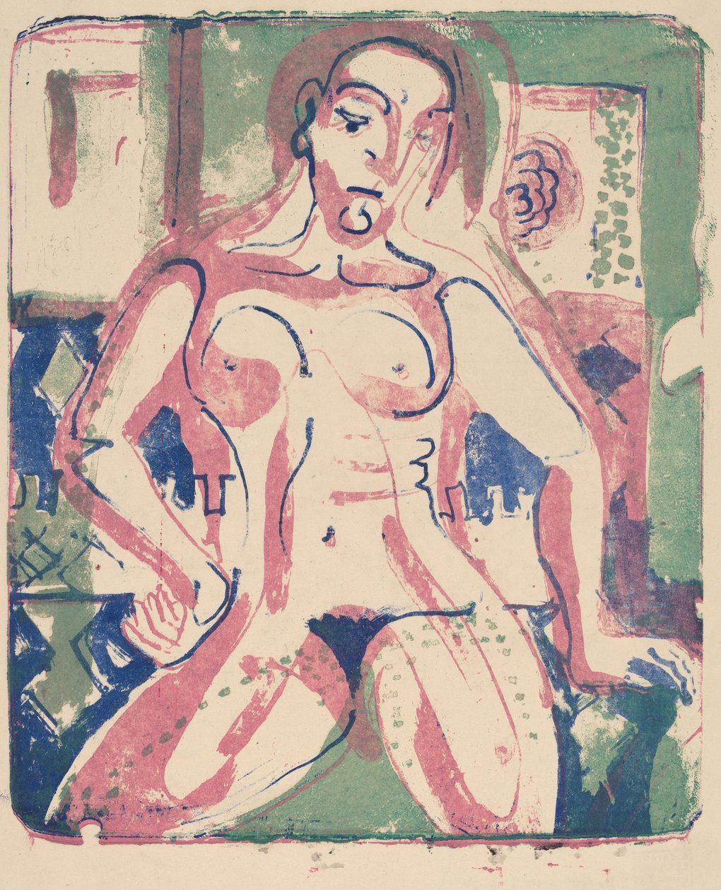 Femme nue - Ernst Ludwig Kirchner
