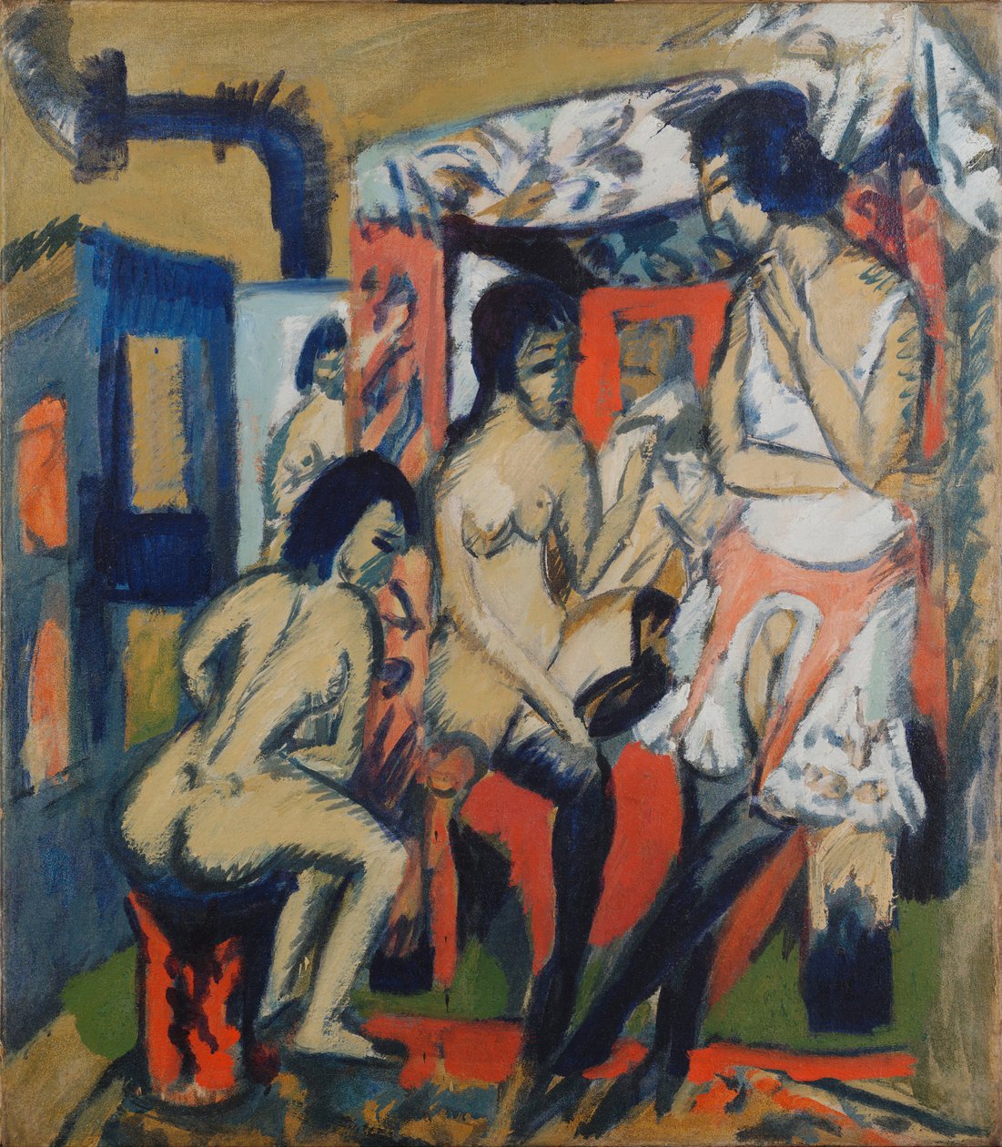 Nus dans un studio, 1912 - Ernst Ludwig Kirchner