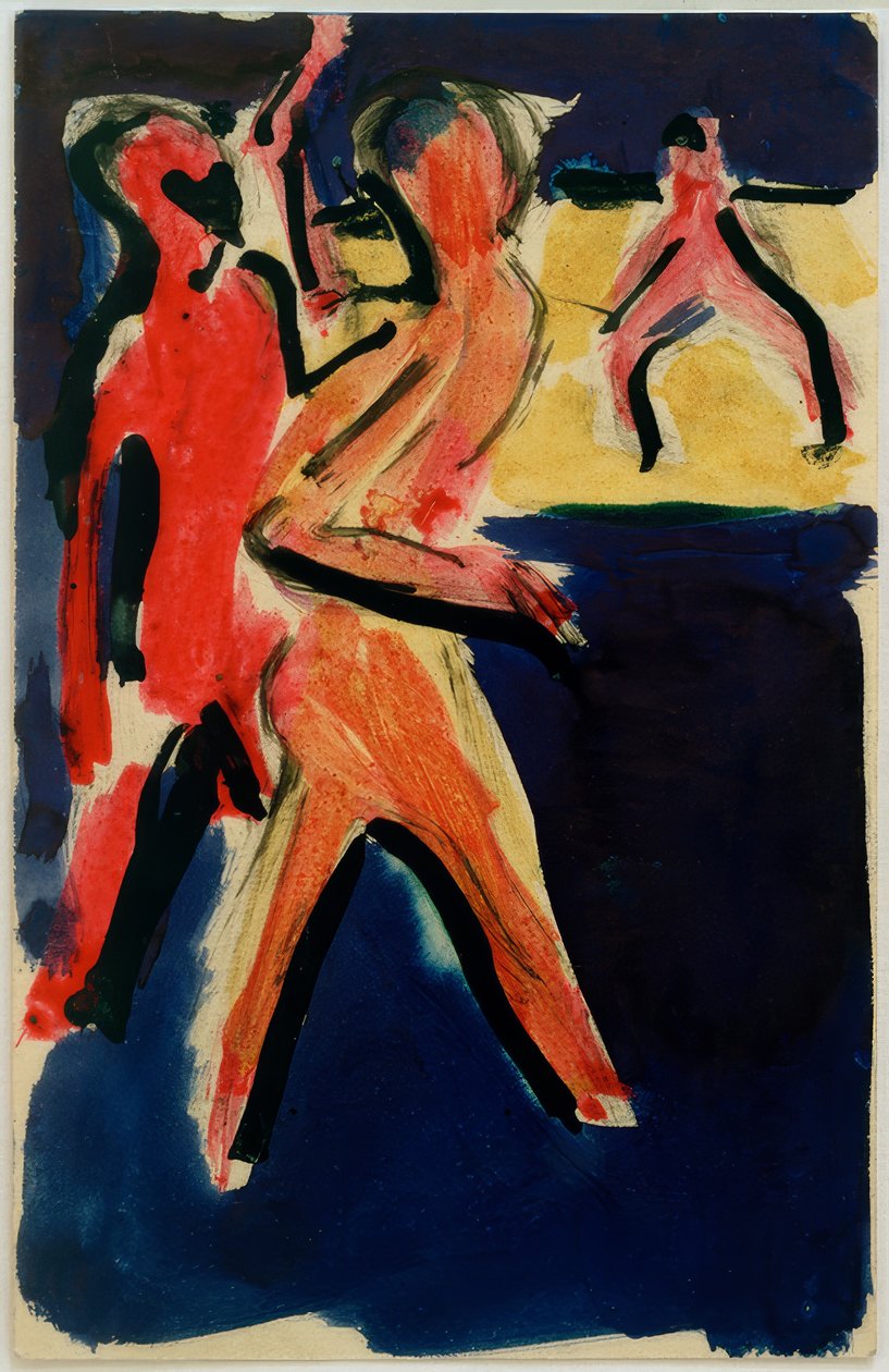 Carte postale à Erich Heckel du 23 - Ernst Ludwig Kirchner