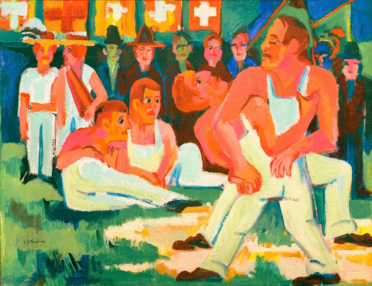 Lutteur - Ernst Ludwig Kirchner