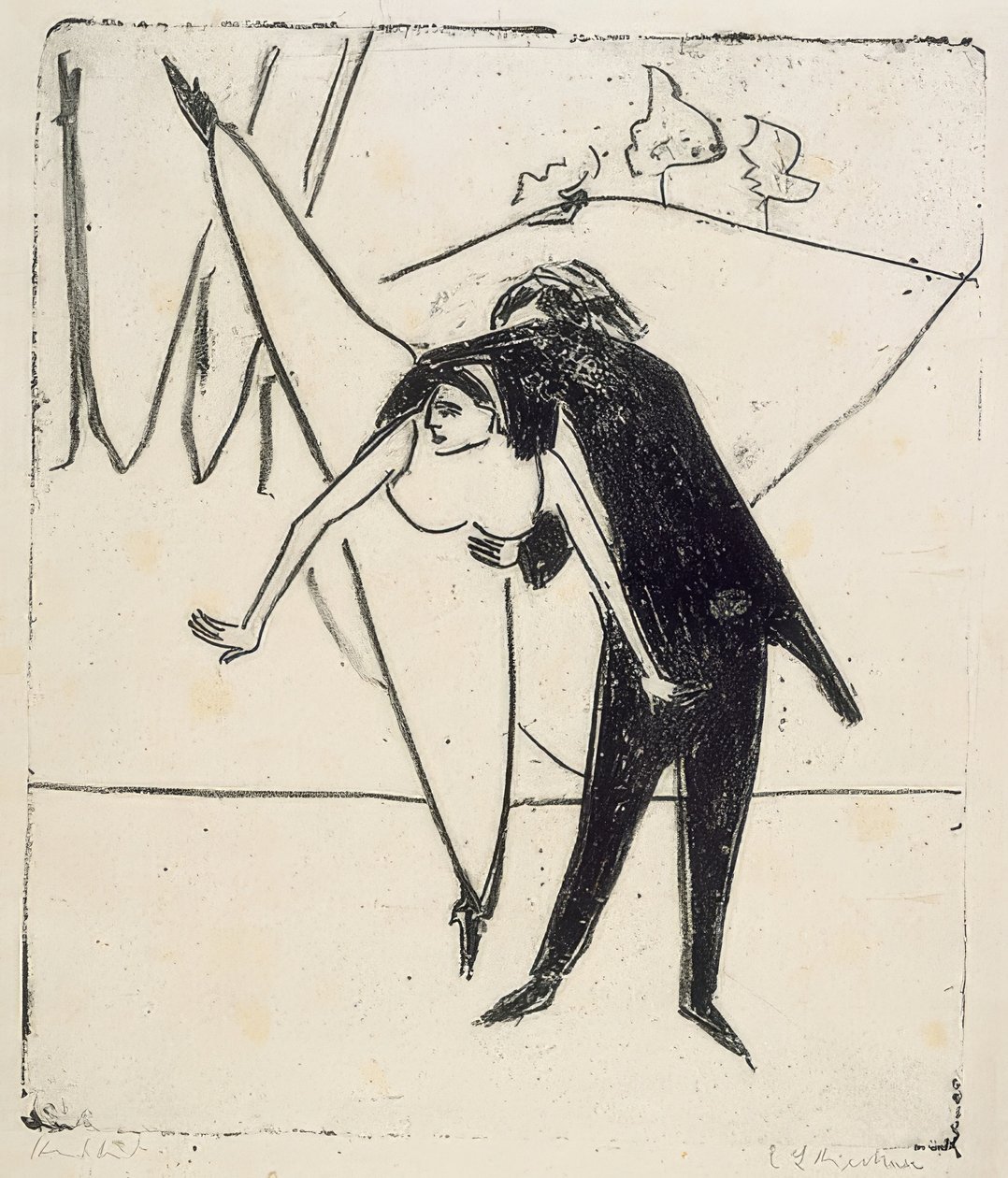 Ciseaux (acte de danse) - Ernst Ludwig Kirchner