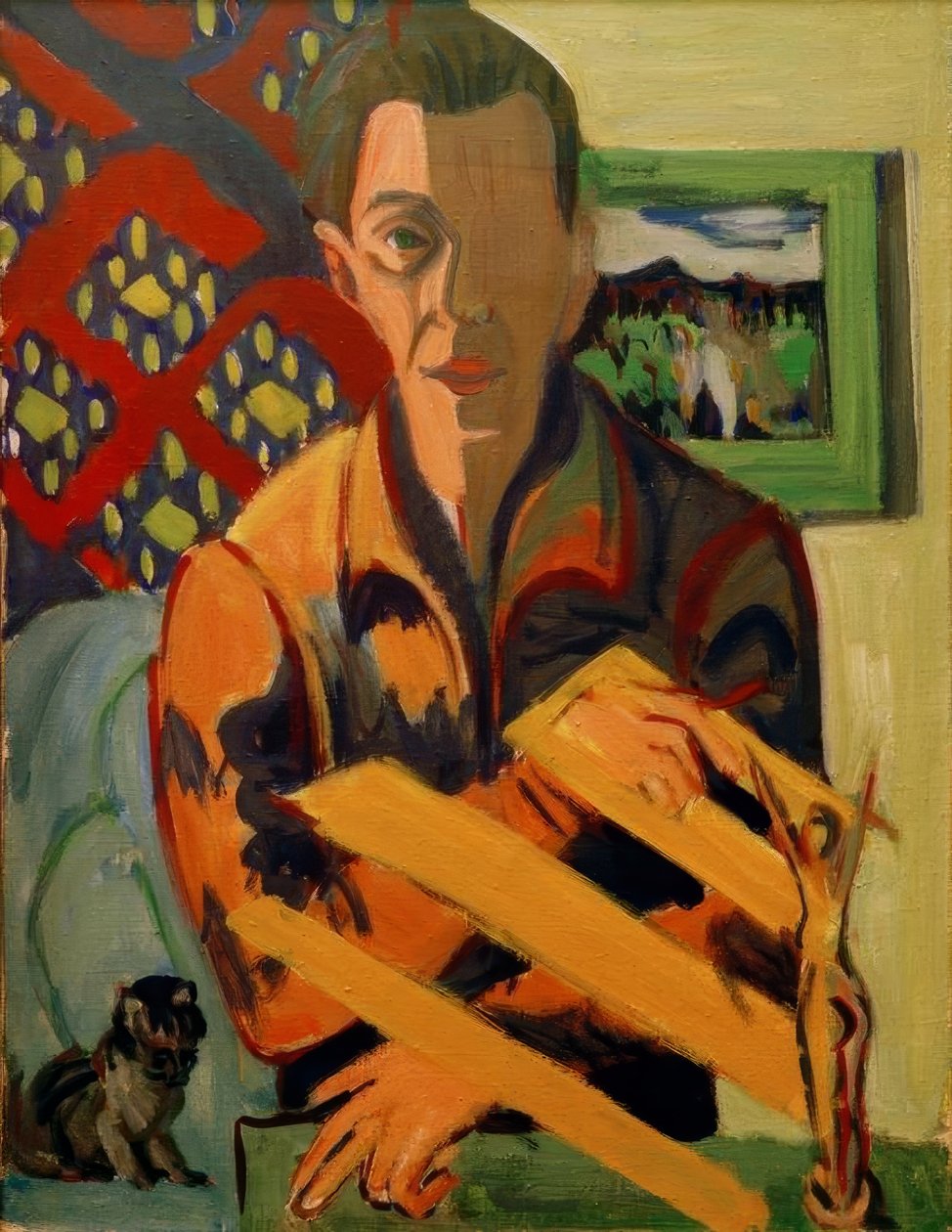 Autoportrait - Ernst Ludwig Kirchner