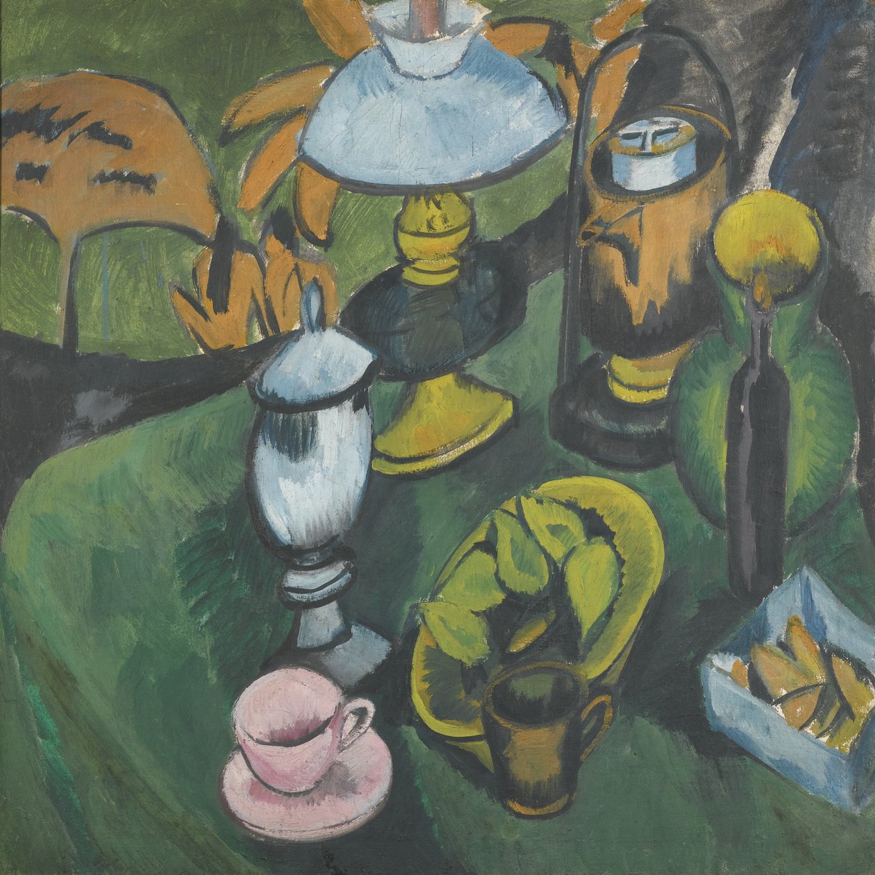 Nature morte avec lampe - Ernst Ludwig Kirchner