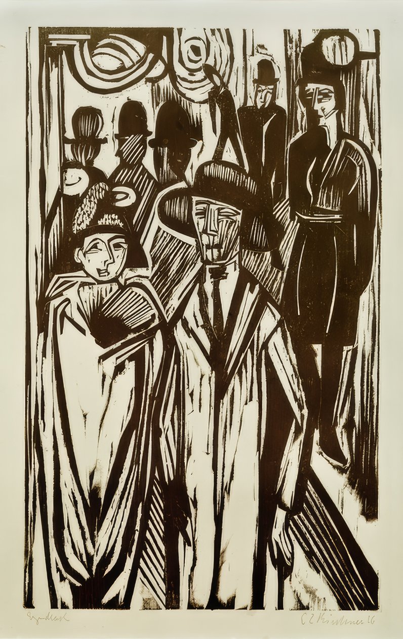 Rue - Ernst Ludwig Kirchner