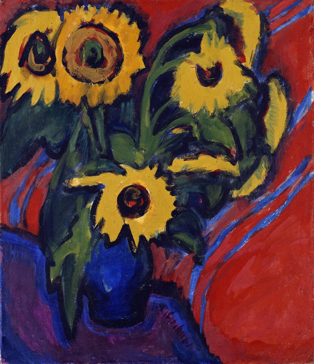 Tournesols, 1909-18 - Ernst Ludwig Kirchner