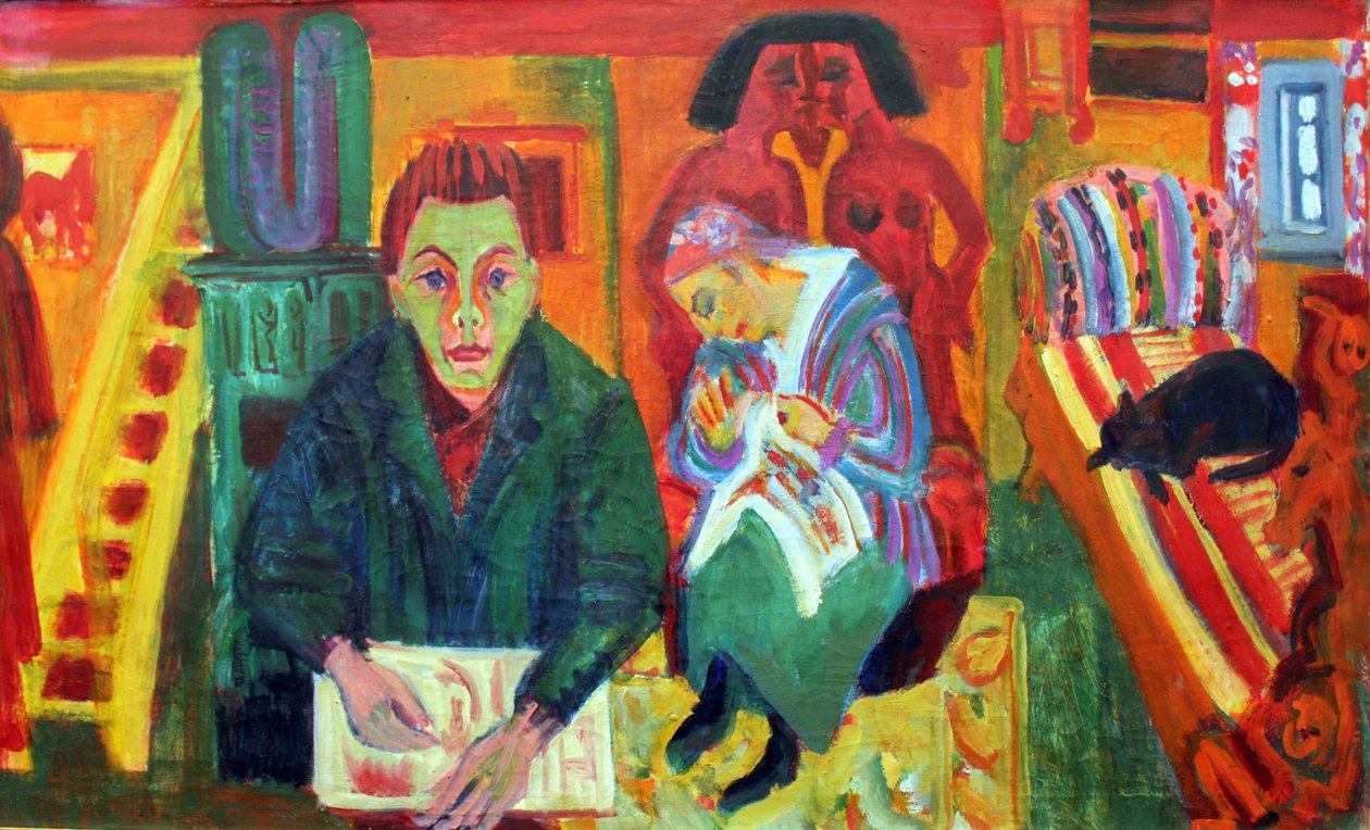 Le salon - Ernst Ludwig Kirchner